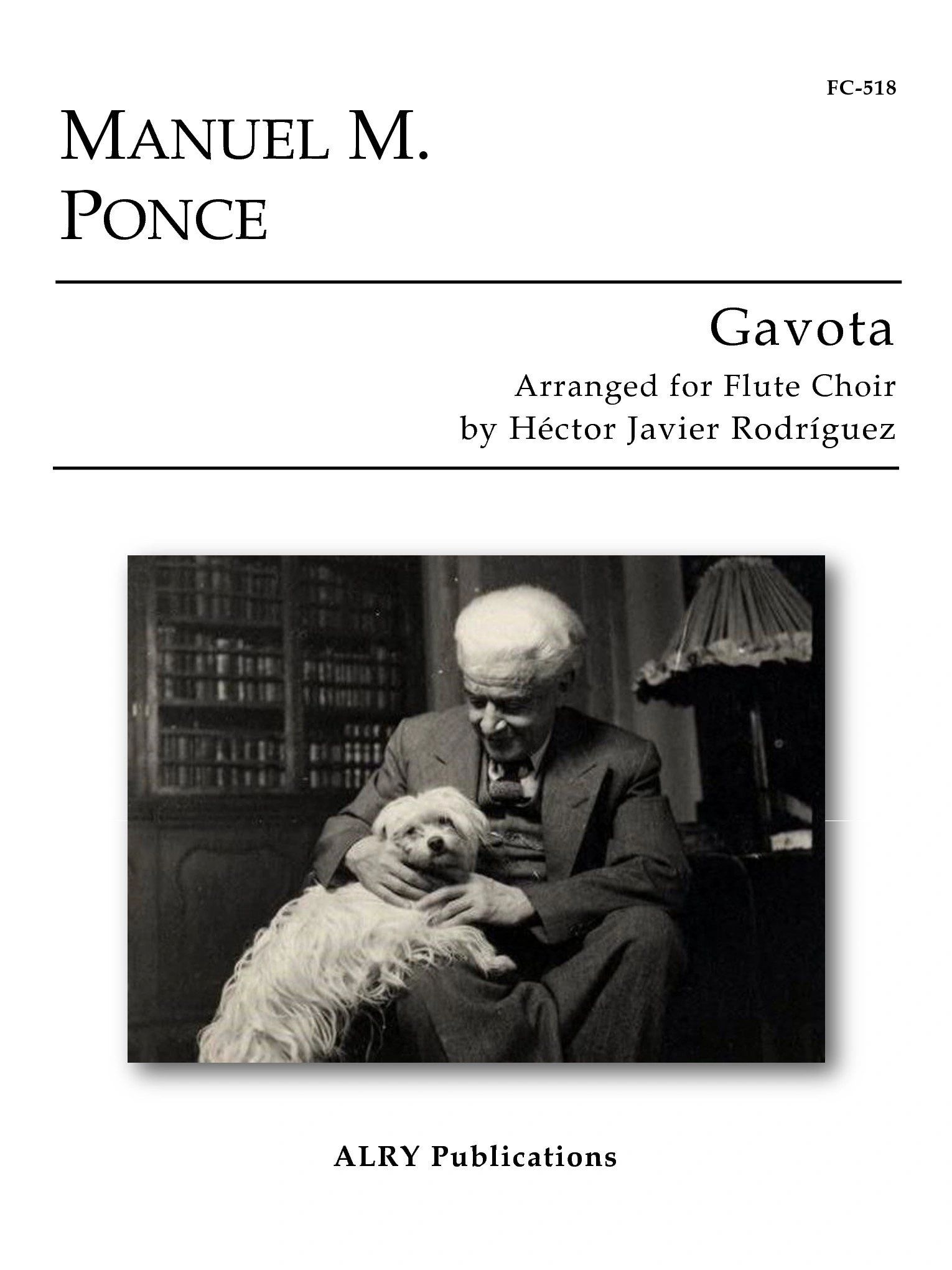 Gavota by Manuel Ponce score cover