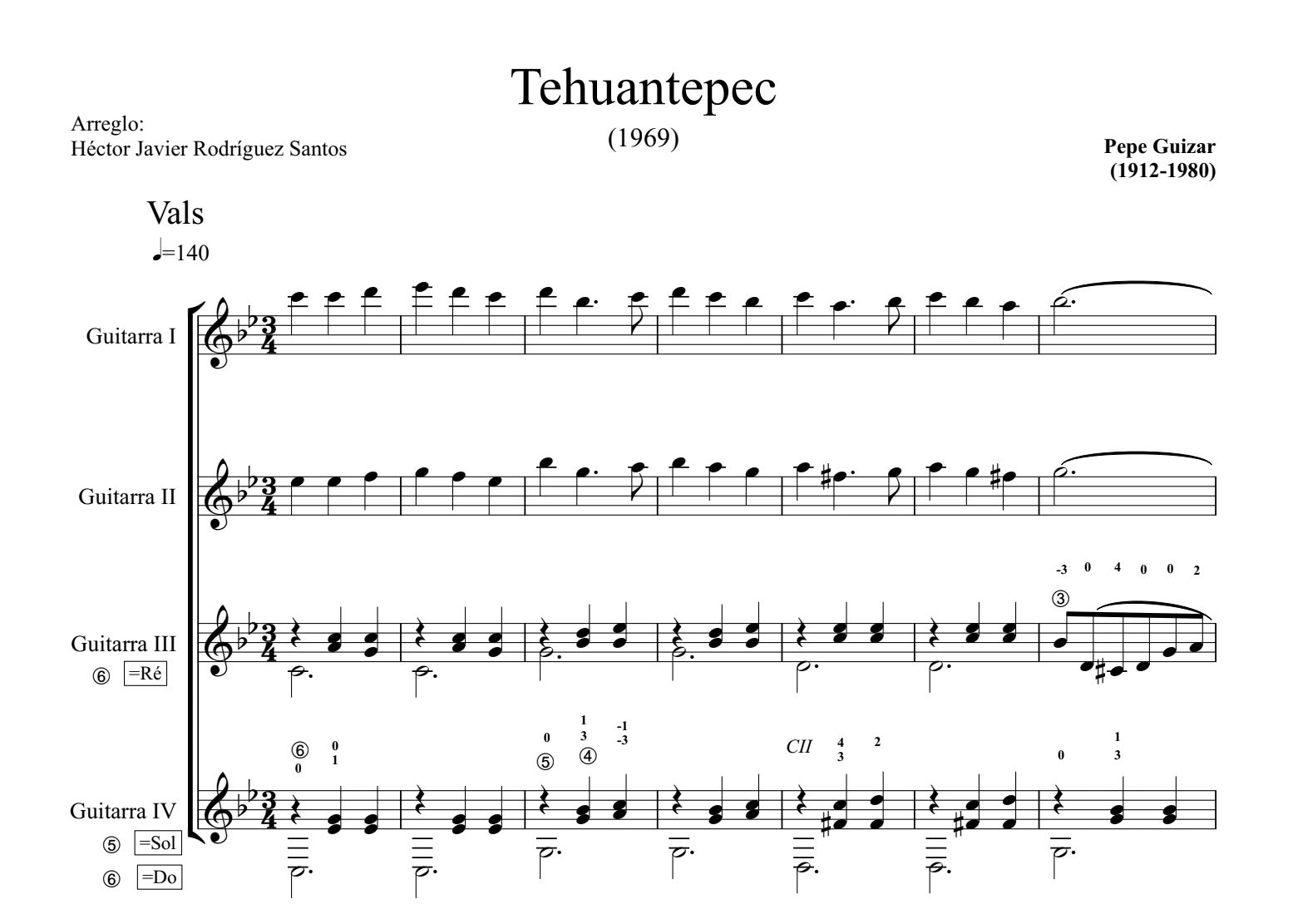 Tehuantepec score cover